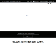Tablet Screenshot of fulcrumsurf.com